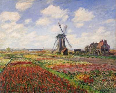[Monet - Tulip Fields with Windmill] 