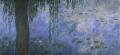 [Waterlilies: Morning, Weeping Willows, Right]