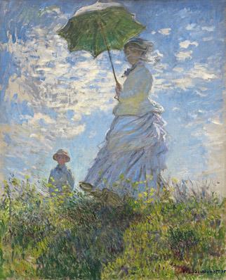 [Monet - Woman with a Parasol, Madame Monet and Her Son] 