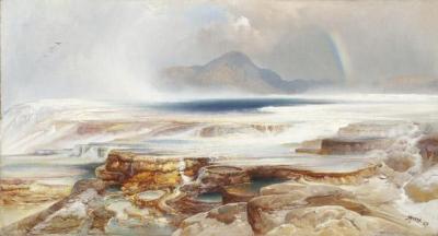[Moran - Hot Springs of the Yellowstone] 