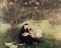 [Beneath the Lilac at Maurecourt]