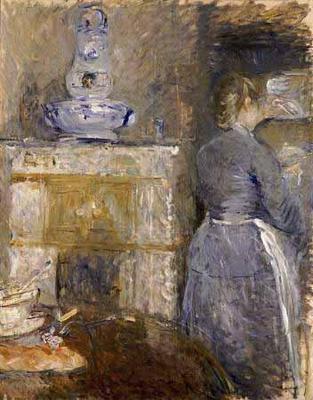 [Morisot - The Dining Room of the Rouart Family] 