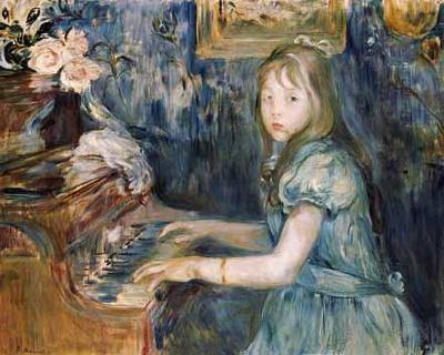 [Morisot - Lucie Leon at the Piano] 
