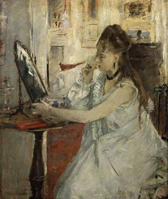 [Morisot - Young Woman Powdering her Face] 