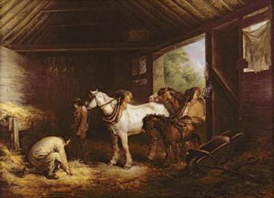 [Morland - Inside a Stable] 