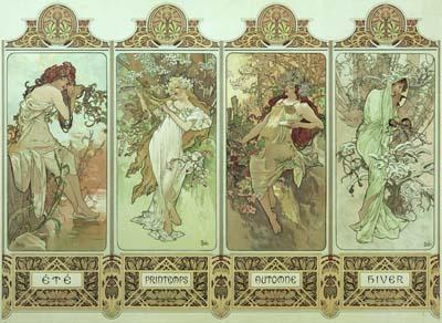 [Mucha - The Four Seasons] 