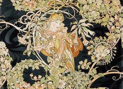 [Mucha - Woman with Flowers, 1898] 