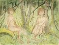 [Two Women in the Forest]
