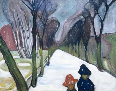 [Munch - Avenue in Snow Storm] 