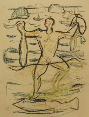 [Munch - Bather with Fish] 