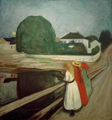 [Munch - Three Girls on a Bridge] 