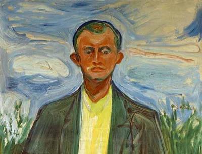 [Munch - Self Portrait with Blue Sky] 