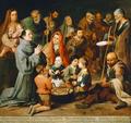 [St Diego of Alcala Giving Food to the Poor]