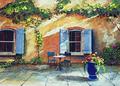 [Shuttered Windows, Provence, France]