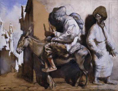 [Orpen - Noreddin Ali Leaving Cairo] 
