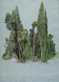 [The Cypresses at the Villa d'Este, Tivoli]