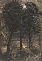 [A Moonlit Scene with a Winding River]