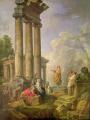[Ruins with St Paul Preaching]