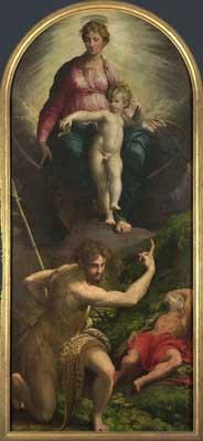 [Parmigianino - The Madonna and Child with Saints John the Baptist and Jerome] 