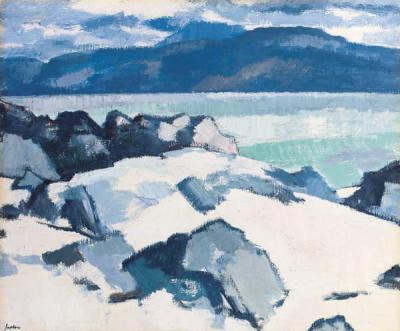[Peploe - Ben More, Mull, from Iona] 