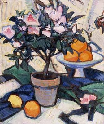 [Peploe - Pink Azalea and Oranges] 