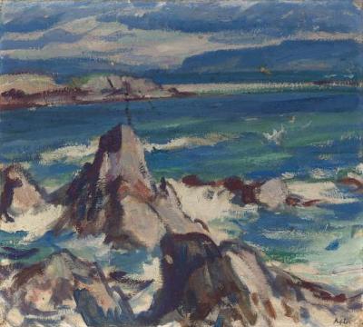 [Peploe - Rocks and Sea, Iona] 