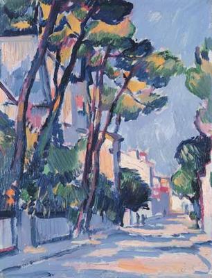 [Peploe - Street Scene, France] 