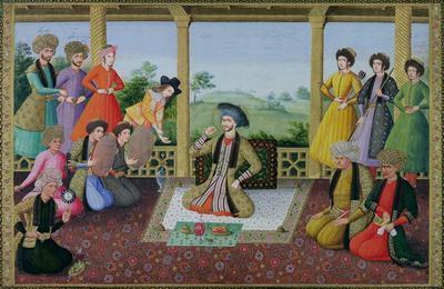[Persian School - Shah Suleyman II and his Courtiers] 