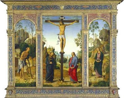 [Perugino - The Crucifixion with the Virgin, St John, St Jerome, and St Mary Magdalene] 