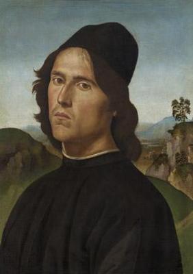 [Perugino - Portrait of Lorenzo di Credi] 
