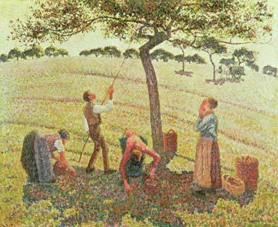 [Pissarro - Apple Picking at Eragny-sur-Epte] 