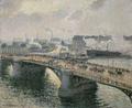 [The Boieldieu Bridge, Rouen, Sunset, Misty Weather]