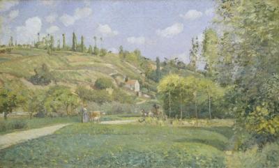 [Pissarro - A Cowherd at Valhermeil, Auvers-sur-Oise] 