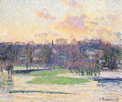 [Pissarro - Flood at Sunset] 