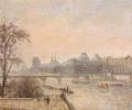 [The Louvre and the Seine]