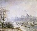 [The Louvre and the Seine from the Pont Neuf, Morning Mist]
