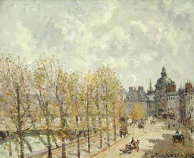 [Pissarro - Malaquais Quay in the Morning] 