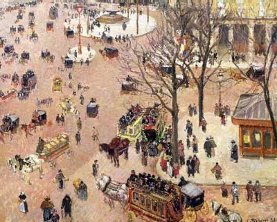 [Pissarro - Place du Theatre Francais, 1898] 