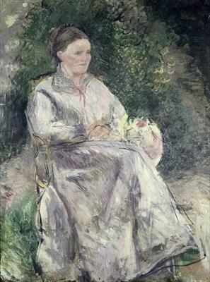 [Pissarro - Portrait of Julie Velay, Wife of the Artist] 