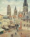 [Rue de L'Epicerie in Rouen on a Gray Morning]