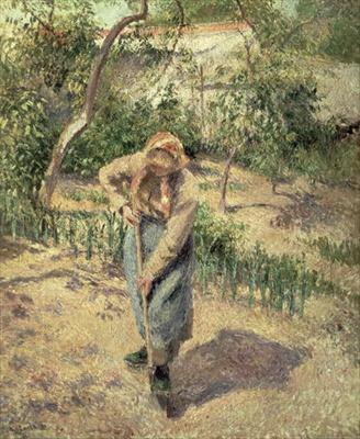 [Pissarro - Woman Digging in an Orchard] 