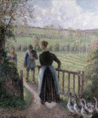[Pissarro - The Woman with the Geese] 