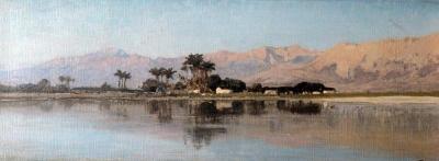 [Polenov - The Nile near the Thebes Range] 