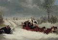 [The Liverpool Mail in a Snowstorm near St Albans]