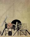 [Stage Set Design for the play 'The Magnanimous Cuckold' by F. Crommelynck]