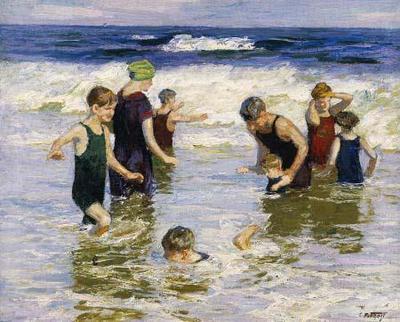 [Potthast - The Bathers in the Surf] 