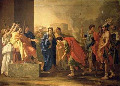 [Poussin - The Continence of Scipio] 