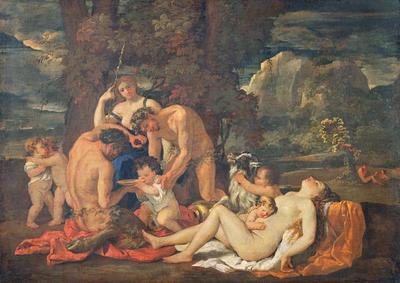 [Poussin - The Infancy of Bacchus, or The Little Bacchanal] 