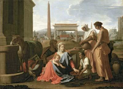 [Poussin - The Rest on the Flight into Egypt] 