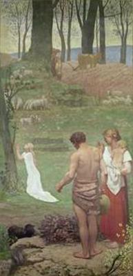 [Puvis de Chavannes - The Childhood of St Genevieve] 